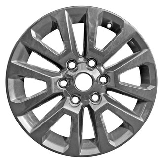 Replace® - 12-Spoke Painted Gloss Black 18x7.5 Alloy Factory Wheel - Remanufactured