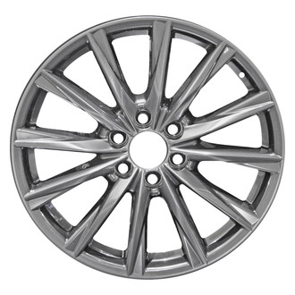 Replace® - 12 I-Spoke All Painted Dark Hyper Silver 22x8 Alloy Factory Wheel - Remanufactured