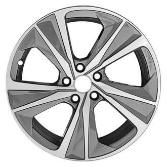 Replace® - 5-Spoke Machined Medium Charcoal Metallic 19x8 Alloy Factory Wheel - Remanufactured