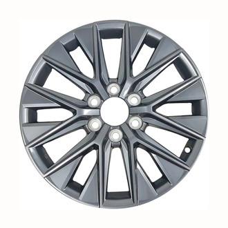 Replace® - 6 Split-Spoke All Painted Medium Charcoal 20x7.5 Alloy Factory Wheel - Remanufactured