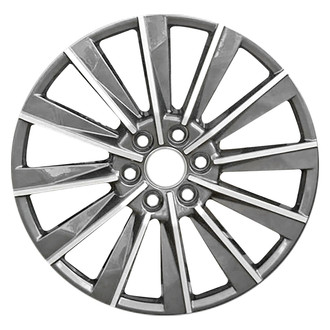 Replace® - 12 I-Spoke Machined Medium Charcoal Metallic 22x7.5 Alloy Factory Wheel - Remanufactured