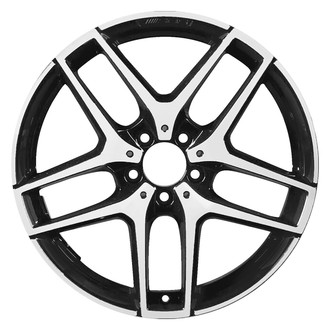 Replace® - Double 5-Spoke Machined Gloss Black 19x8 Alloy Factory Wheel - Remanufactured