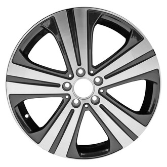 Replace® - 5-Spoke Machined Gloss Black 19x8 Alloy Factory Wheel - Remanufactured