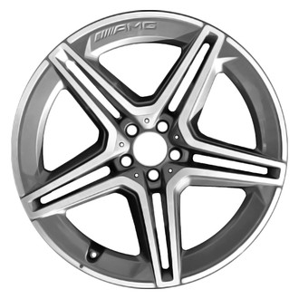 Replace® - Double 5-Spoke Medium Gray 21x10 Alloy Factory Wheel - Remanufactured