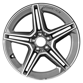 Replace® - Double 5-Spoke Machined Gloss Black 19x8 Alloy Factory Wheel - Remanufactured