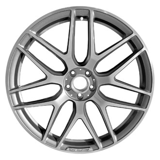 Replace® - 7 Y-Spoke Polished and Medium Charcoal 22x11.5 Alloy Factory Wheel - Remanufactured