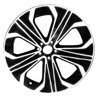 Replace® - 5-Spoke Machined Gloss Black 21x9.5 Alloy Factory Wheel - Remanufactured