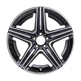 Replace® - 5-Spoke Machined Gloss Black 20x9.5 Alloy Factory Wheel - Remanufactured
