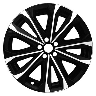 Replace® - 10 I-Spoke Machined Gloss Black 20x8 Alloy Factory Wheel - Remanufactured