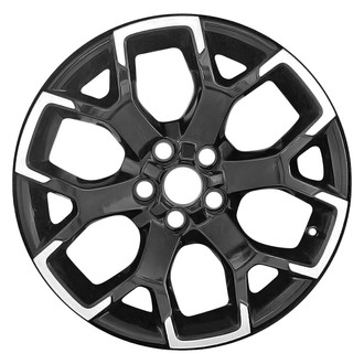 Replace® - 6 Y-Spoke Machined Gloss Black 18x8 Alloy Factory Wheel - Remanufactured