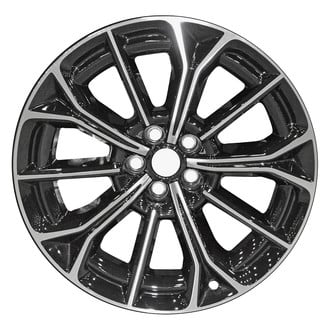 Replace® - 10 I-Spoke Machined Black 21x9.5 Alloy Factory Wheel - Remanufactured