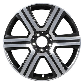 Replace® - 6 I-Spoke Machined Gloss Black 19x8 Alloy Factory Wheel - Remanufactured