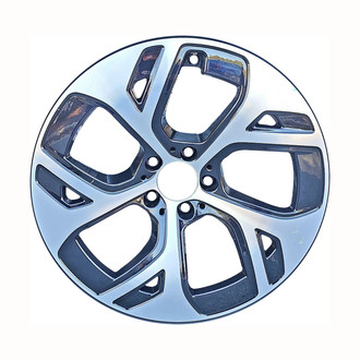 Replace® - 5 Split-Spoke Machined Gloss Black 18x8 Alloy Factory Wheel - Remanufactured