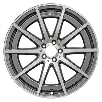 Replace® - 10 I-Spoke Machined Medium Charcoal 21x9 Alloy Factory Wheel - Remanufactured