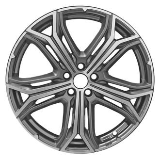 Replace® - 5 Split-Spoke Machined Dark Charcoal Metallic 21x10.5 Alloy Factory Wheel - Remanufactured