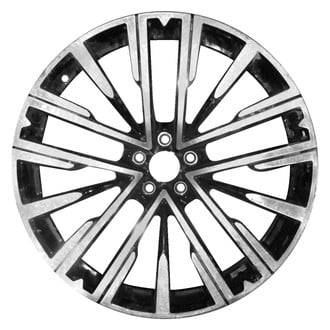 Replace® - 15 I-Spoke Polished Gloss Black 21x10 Alloy Factory Wheel - Remanufactured