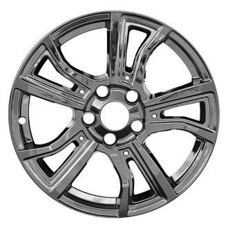 Replace® - Double 5-Spoke Painted Gloss Black 17x6.5 Alloy Factory Wheel - Remanufactured