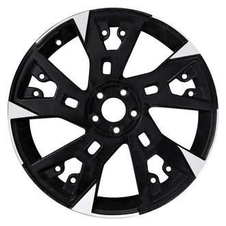 Replace® - 5 Split-Spoke Machined Gloss Black 20x8 Alloy Factory Wheel - Remanufactured