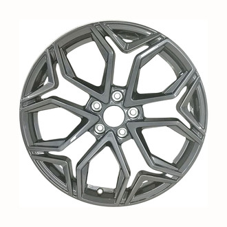 Replace® - 5 Split-Spoke All Painted Dark Charcoal Metallic 19x7.5 Alloy Factory Wheel - Remanufactured