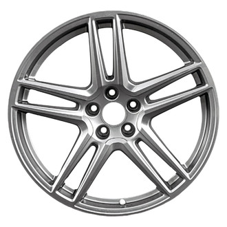 Replace® - Double 5-Spoke All Painted Medium Silver Metallic Satin 20x10 Alloy Factory Wheel - Remanufactured