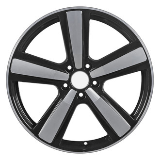 Replace® - 5-Spoke Machined Gloss Black 22x11.5 Alloy Factory Wheel - Remanufactured