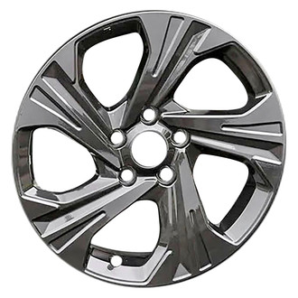Replace® - 5-Spoke All Painted Black Metallic 17x7 Alloy Factory Wheel - Remanufactured
