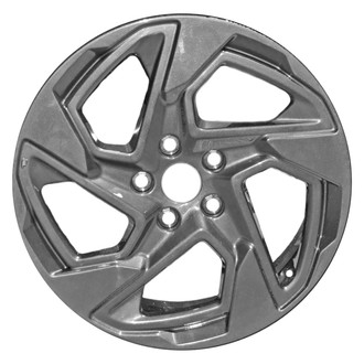 Replace® - 5-Slot Painted Dark Metallic Charcoal 18x7 Alloy Factory Wheel - Remanufactured