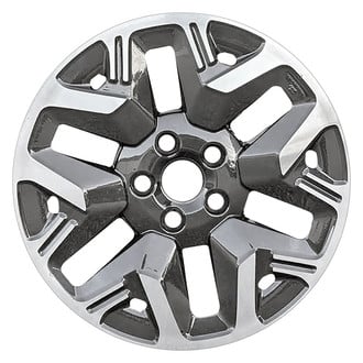 Replace® - 6 Split-Spoke Machined Black Metallic 17x7 Alloy Factory Wheel - Remanufactured