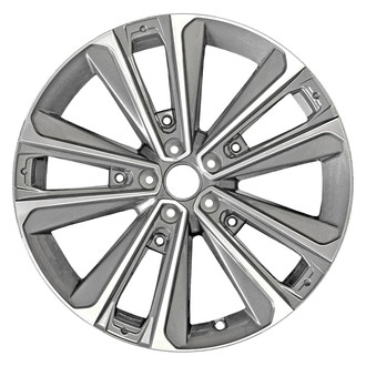 Replace® - 5 Split-Spoke Machined Dark Charcoal Metallic 20x7.5 Alloy Factory Wheel - Remanufactured