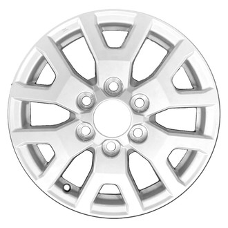 Replace® - 6 Split-Spoke Sparkle Silver 17x7 Alloy Factory Wheel - Remanufactured