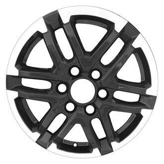 Replace® - 12 I-Spoke Machined Flange Medium Charcoal Metallic 18x7.5 Alloy Factory Wheel - Remanufactured