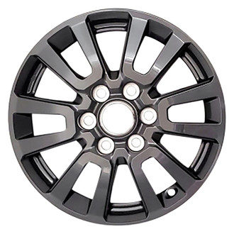 Replace® - 12 I-Spoke All Painted Medium Charcoal Metallic 18x7 Alloy Factory Wheel - Replica