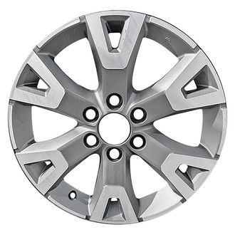 Replace® - 6 Split-Spoke Machined Dark Charcoal Matte 20x8 Alloy Factory Wheel - Remanufactured
