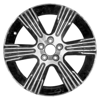 Replace® - 6 I-Spoke Machined Gloss Black 18x7.5 Alloy Factory Wheel - Remanufactured