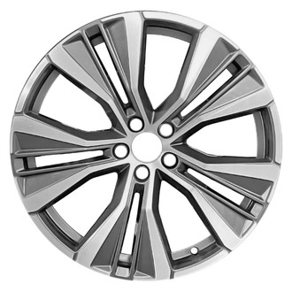 Replace® - 10-Spoke Machined Dark Charcoal Metallic 20x8 Alloy Factory Wheel - Remanufactured