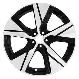 Replace® - 5-Spoke Machined Gloss Black 19x8.5 Alloy Factory Wheel - Remanufactured