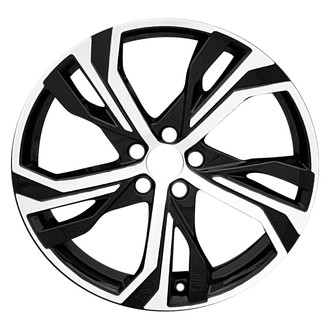 Replace® - 5 Split-Spoke Machined Gloss Black 18x7.5 Alloy Factory Wheel - Remanufactured