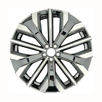Replace® - 10 I-Spoke Machined Gloss Black 21x9 Alloy Factory Wheel - Remanufactured