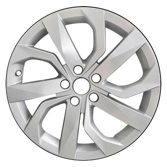 Replace® - 10-Spoke All Painted Light Silver Metallic 18x7 Alloy Factory Wheel - Remanufactured