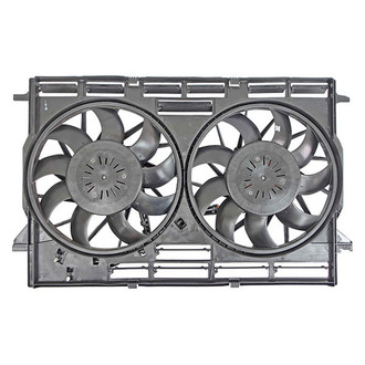 Replace® - Radiator and Condenser Fan Assembly with Two Fans