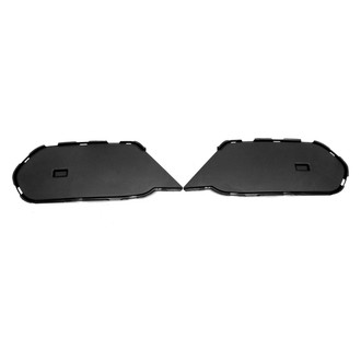 Replace® - Front Outer Driver and Passenger Side Bumper Cover Grille Inserts (Standard Line)
