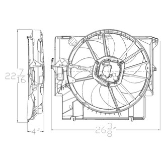 Replace® - Engine Cooling Fan Assembly