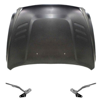 Replace® - 3-Piece (Hood Panel, Driver and Passenger Side Hood Hinge) (Standard Line)