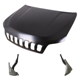 Replace® - 3-Piece (Hood Panel, Driver and Passenger Side Hood Hinge) (Standard Line)