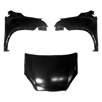 Replace® BNDL-206264 - 3-Piece (Hood Panel, Front Driver and Passenger Side Fender) (CAPA Certified)