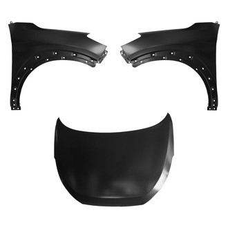Replace® - 3-Piece (Hood Panel, Front Driver and Passenger Side Fender) (Platinum Plus)