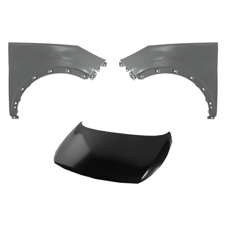 Replace® - 3-Piece (Hood Panel, Front Driver and Passenger Side Fender) (Platinum Plus)