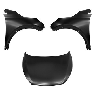 Replace® - 3-Piece (Hood Panel, Front Driver and Passenger Side Fender) (Platinum Plus)