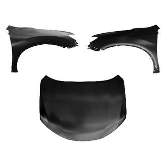 Replace® - 3-Piece (Hood Panel, Front Driver and Passenger Side Fender) (Platinum Plus)