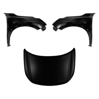 Replace® - 3-Piece (Hood Panel, Front Driver and Passenger Side Fender) (CAPA Certified)